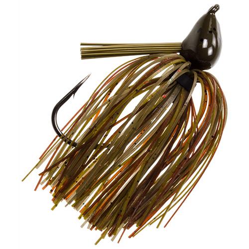 Denny Brauer Structure Jig – 5-0 Hook, 1 oz, Green Pumpkin, Per 1