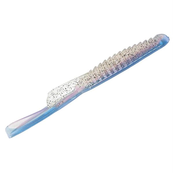 KVD Drop Shot Half Shell Soft Lure – 3 1-2″ Body Length, Prizm Shad, Package of 5