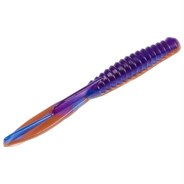 KVD Drop Shot Half Shell Soft Lure – 3 1-2″ Body Length, Triple Magic, Package of 5