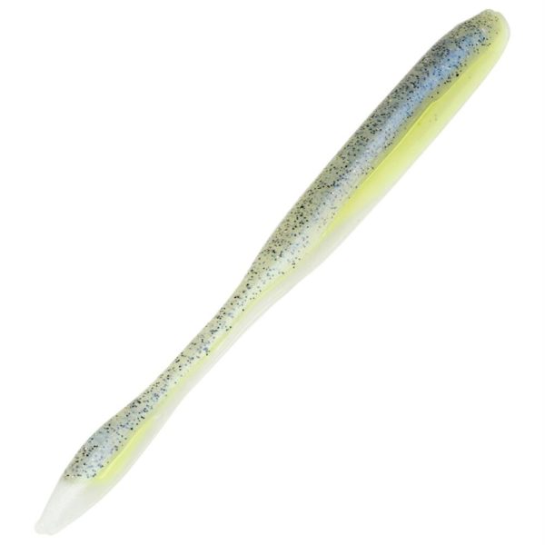 KVD Perfect Plastics Dream Shot Soft Bait – 5″ Length, Sexy Shad OPT, Package of 7