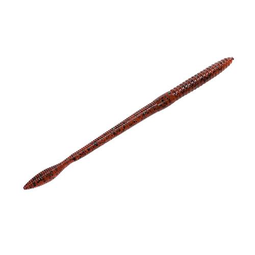 KVD Finesse Worm Soft Lure –  5″ Body Length, Red Bug, Per 15