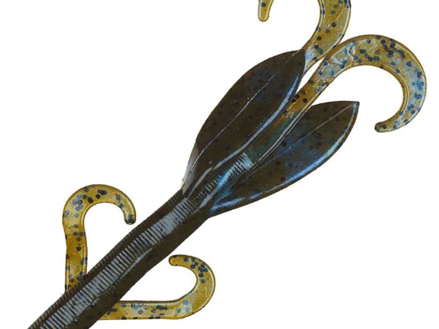 KVD Perfect Plastics Game Hawg – 4″ Length, Blue Craw, Package of 8