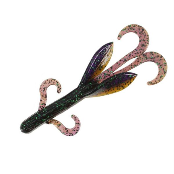 KVD Perfect Plastics Game Hawg – 4″ Length, Amistad, Bama Bug, Package of 8