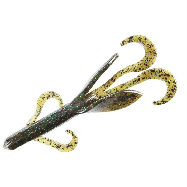 KVD Perfect Plastics Game Hawg – 4″ Length, Candy Craw, Package of 8