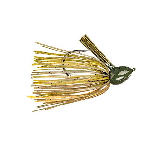 Hack Attack Fluoro Flipping Jig – 5-0 Hook, 1-2 oz, Bama Craw, Per 1
