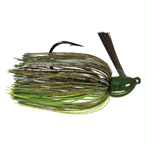 Hack Attack  Heavy Cover Jig – 5-0 Hook Sise, 1-2 oz, Summer Craw, Package of 1