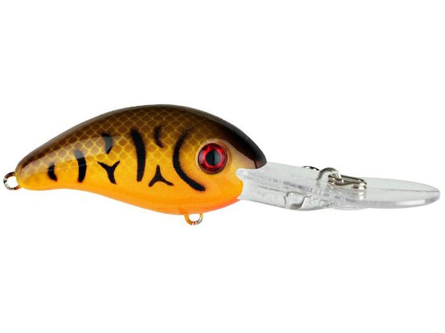 Pro-Model 3XD Series Crankbaits – Freshwater, 2″ Length, 7-16 oz, #6 Hook Size, Orange Belly Craw, Package of 1
