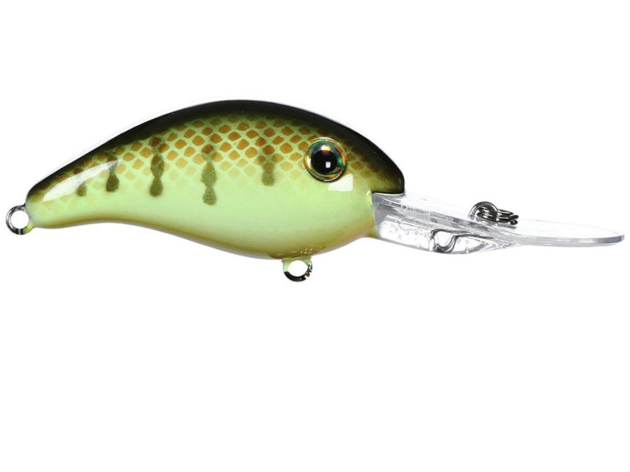 Pro-Model 3XD Series Crankbaits – Freshwater, 2″ Length, 7-16 oz, #6 Hook Size, Chartreuse Perch, Package of 1