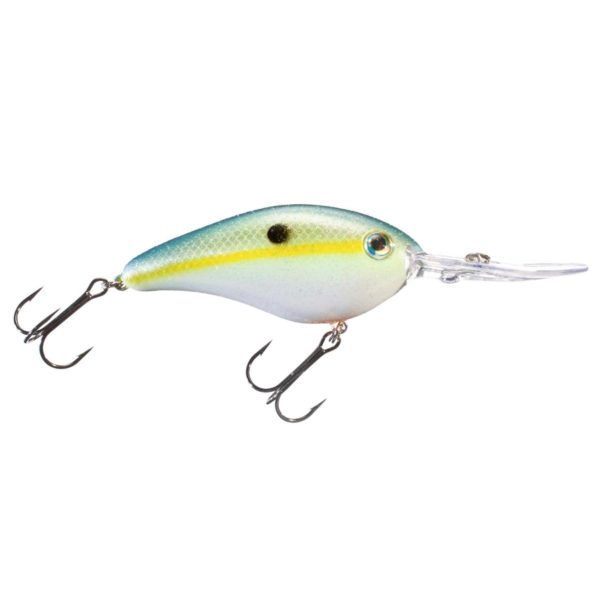 Pro-Model 6XD Series Crankbaits – 3″ Length, 1 oz, Chartreuse Sexy Shad, Package of 1