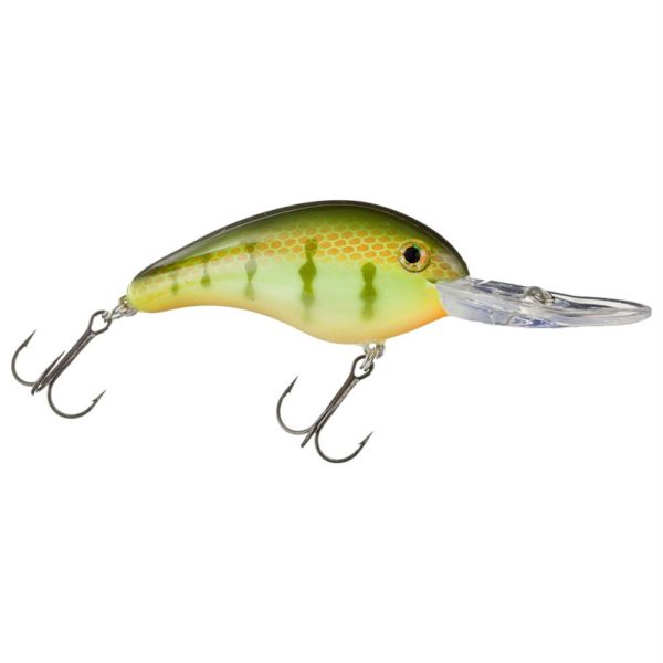 Pro-Model 6XD Series Crankbaits – 3″ Length, 1 oz, Chartreuse Perch, Package of 1