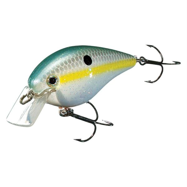 KVD Square Bill Silent Crankbaits – Model 1.0, 2″ Length, 3-8 oz, #6 Hook, Sexy Shad, Package of 1
