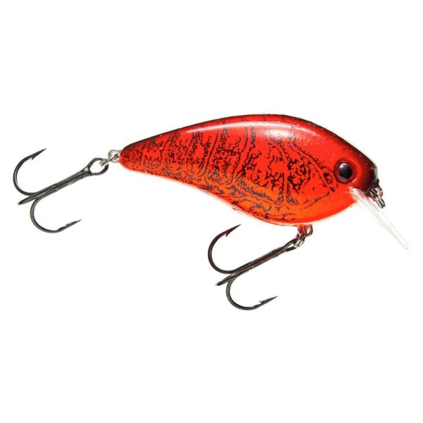 KVD Square Bill Silent Crankbaits – Model 1.5, 2 1-2″ Length, 7-16 oz, #4 Hook, Chili Craw, Package of 1