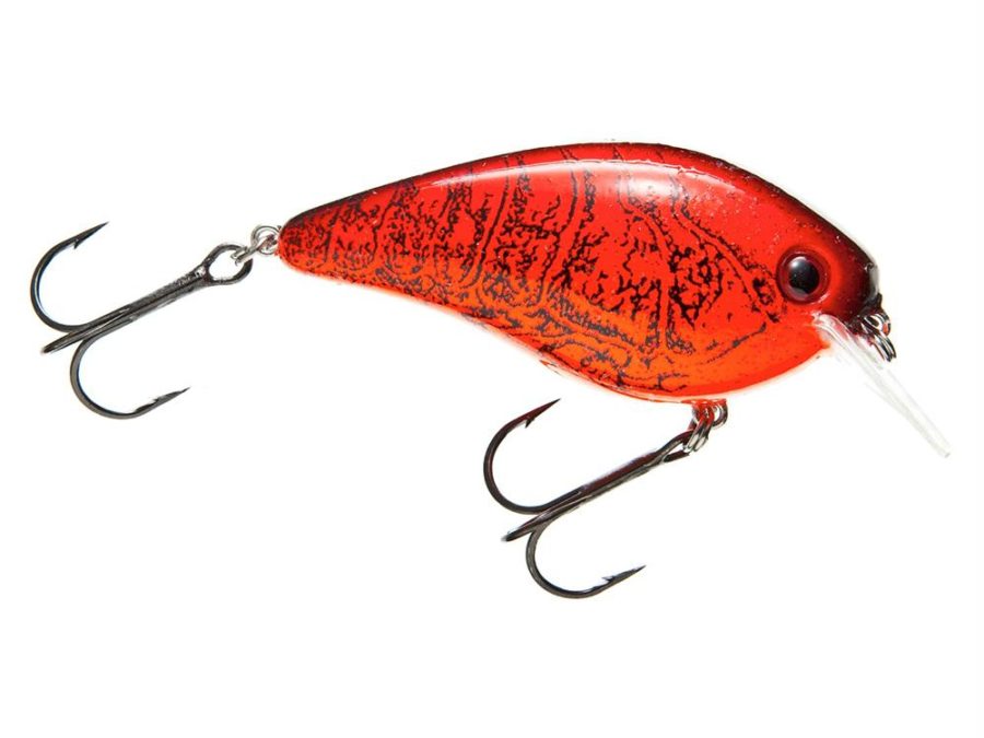 KVD Square Bill Silent Crankbaits – Model 1.5, 2 1-2″ Length, 7-16 oz, #4 Hook, Chili Craw, Package of 1