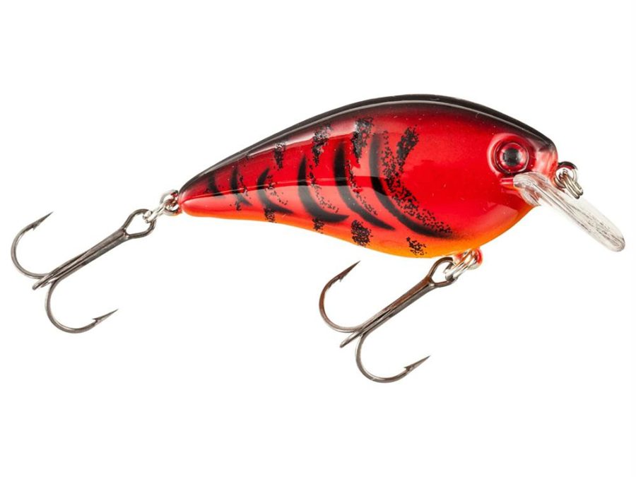 KVD Square Bill Silent Crankbaits – 2 3-4″ Length, 5-8 oz, #2 Hook, Delta Red, Package of 1