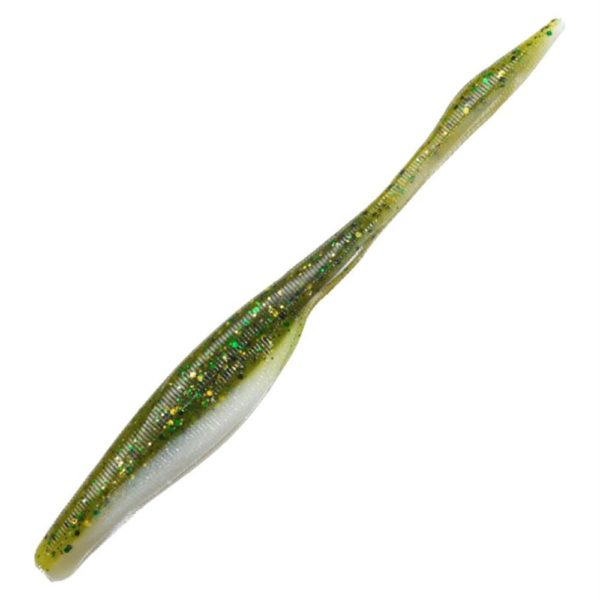 KVD Perfect Plastics Caffeine Shad – 7″ Length, Baby Bass, Package of 5