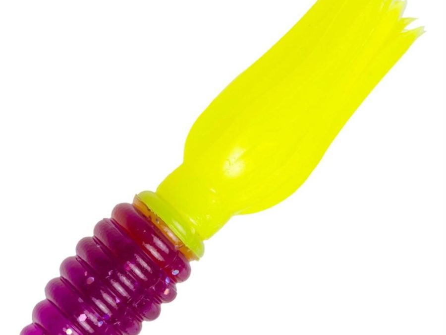 Mr. Crappie Thunder Soft Baits – Freshwater, 1 3-4″, Purple Sage, Package of 15