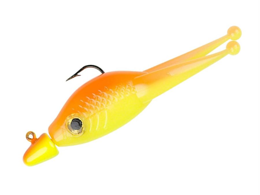 Mr. Crappie Scizzor Shad Jig – 2″ Length, 1-16 oz, Osage Orange, Package of 3