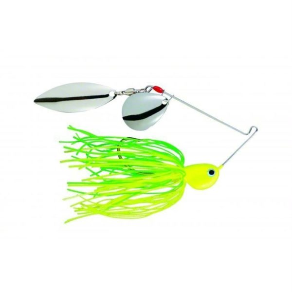 Potbelly Spinner Bait Colorado Willow – 3-8 oz, Limetreuse , Package of 1