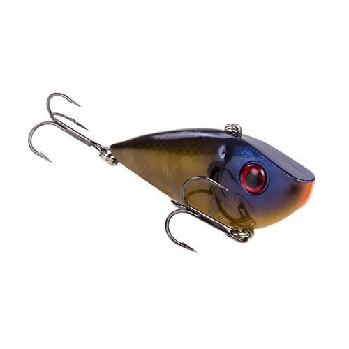 Red Eyed Shad 1-2 oz Hard Lipless Crankbait Lure – 3 1-4″ Length. 8′ Depth, Two Number 6 Treble Hooks, Bluegill, Per 1