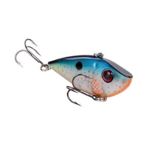 Red Eyed Shad 1-2 oz Hard Lipless Crankbait Lure – 3 1-4″ Length. 8′ Depth, Two Number 6 Treble Hooks, Pumpkinseed, Per 1