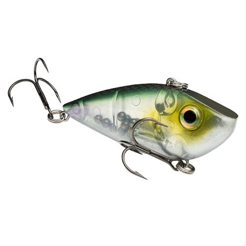 Red Eyed Shad 1-2 oz Hard Lipless Crankbait Lure – 3 1-4″ Length. 8′ Depth, Two Number 6 Treble Hooks, Clearwater Minnow, Per 1
