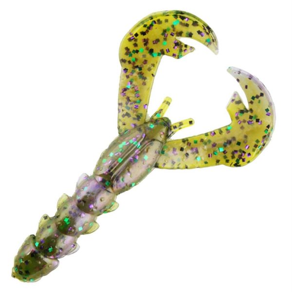 Rage Tail Soft Rage Baby Craw Lure – 3″ Body Length, Hard Candy, Package of 9
