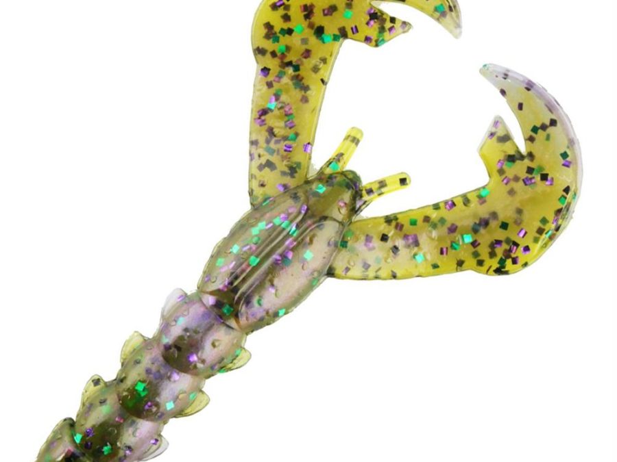 Rage Tail Soft Rage Baby Craw Lure – 3″ Body Length, Hard Candy, Package of 9