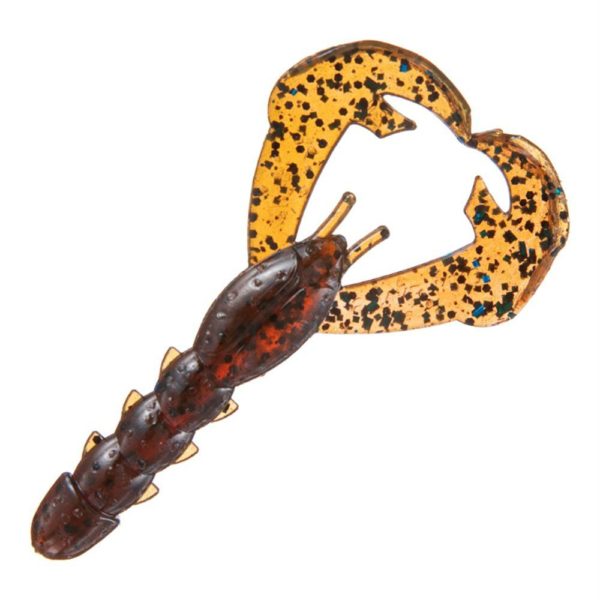 Rage Tail Soft Rage Baby Craw Lure – 3″ Body Length, Plum Crazy, Package of 9