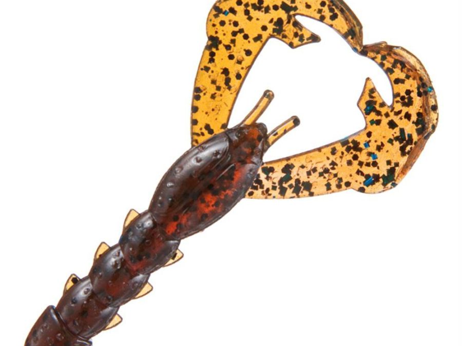 Rage Tail Soft Rage Baby Craw Lure – 3″ Body Length, Plum Crazy, Package of 9