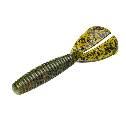 Rage Twin Tail Baby Menace Soft Lure – 3″ Body Length, Red Flake, Per 9