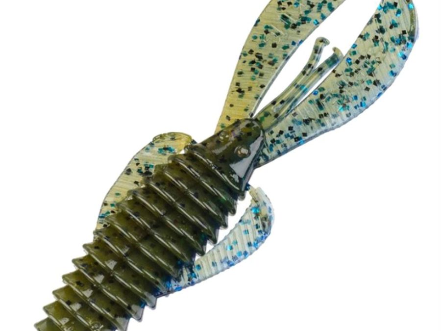 Rage Bug Lure – 4″ Body Length, OkeechobeeCraw, Package of 7