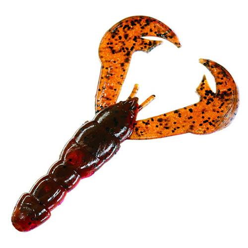 Rage Tail Craw Soft Lure – 4″ Body Length, Plum Crazy, Per 7