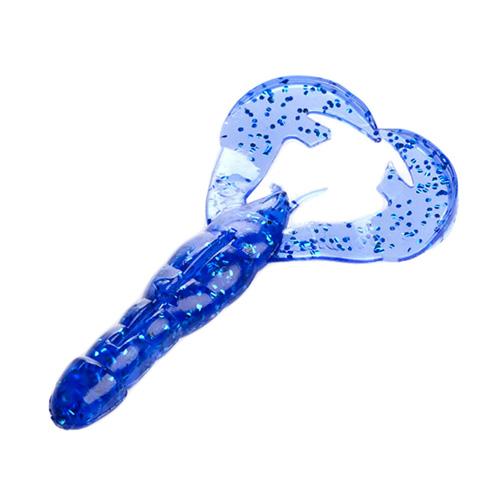 Rage Tail Craw Soft Lure – 4″ Body Length, Blue sapphire, Per 7