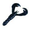 Rage Tail Craw Soft Lure – 4″ Body Length, Black Blue Flake, Per 7