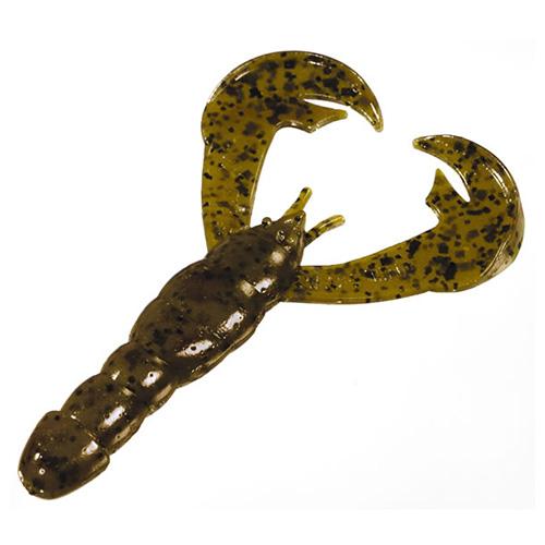 Rage Tail Craw Soft Lure – 4″ Body Length, Green Pumpkin, Per 7