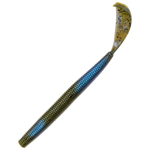 Rage Tail Cut-R Worm – 6″ Body Length, Blue Craw, Package of 7