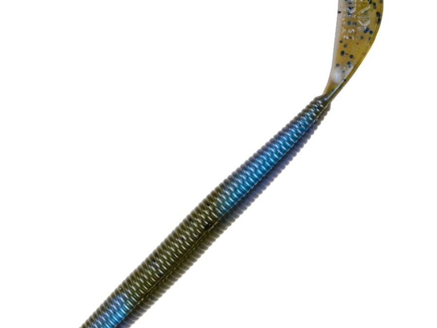 Rage Tail Cut-R Worm – 6″ Body Length, Blue Craw, Package of 7