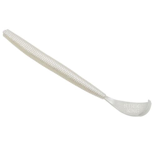 Rage Tail Cut-R Worm – 6″ Body Length, Pearl, Package of 7