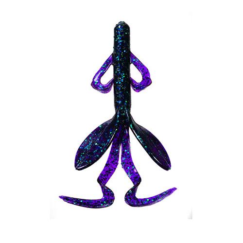 Rage Hawg Soft Lure – 5″ Body Length, June Bug, Per 6