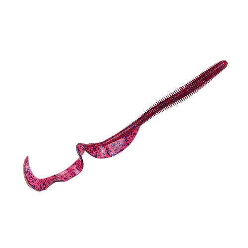 Rage Recon Worm Soft Lure – 8″ Body Length, Plum, Per 7