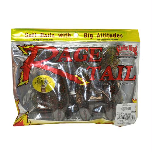 Rage Shellcracker Soft Lure – 3 3-4″ Bodt Length, Watermelon Red Flake, Per 6