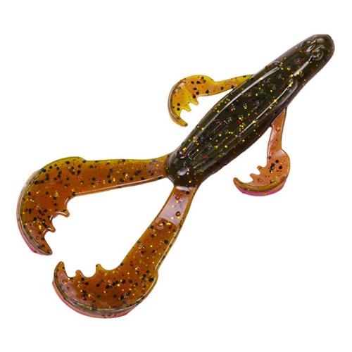 Rage Space Monkey Soft Lure – 4″ Body Length, Falcon Lake Craw, Per 6