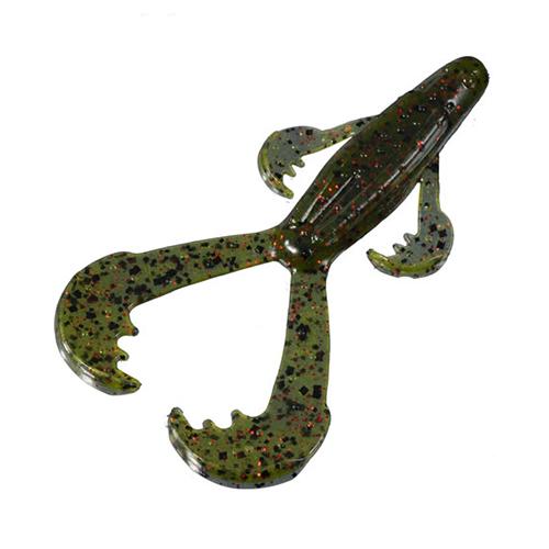 Rage Space Monkey Soft Lure – 4″ Body Length, Watermelon Red and Black, Per 6