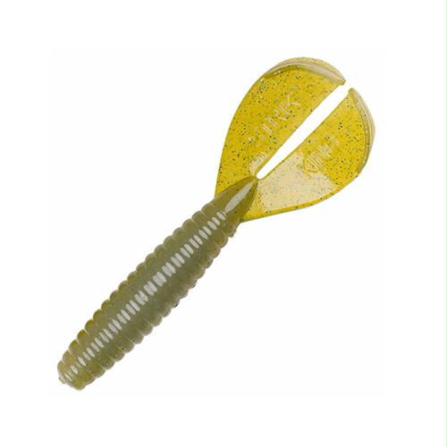 Rage Twin Tail Menace Grub Soft Bait Lure – 4″ Body Length, KVD Magic, Per 8