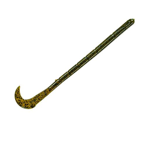 Rage Thumper Worm Soft Bait Lure – 7″ Body Length, Green Pumpkin, Per 10