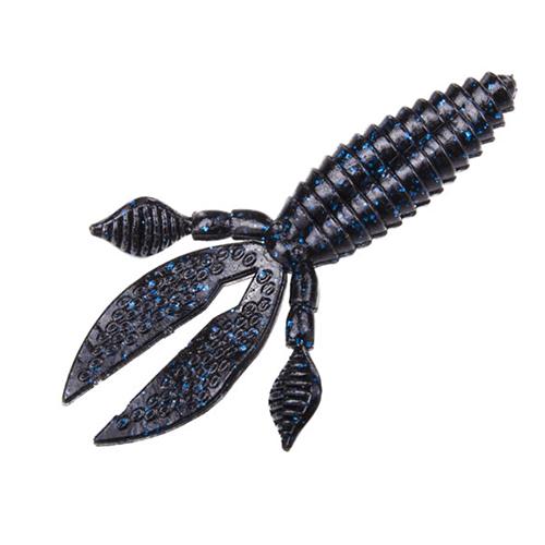 KVD Rodent Soft Bait Lure – 4″ Body Length, Blacl-Blue Flake, Per 6