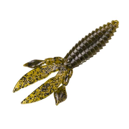 KVD Rodent Soft Bait Lure – 4″ Body Length, Green Pumpkin, Per 6