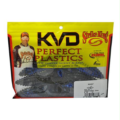 KVD Rodent Soft Bait Lure – 4″ Body Length, Okeechobee Craw, Per 6
