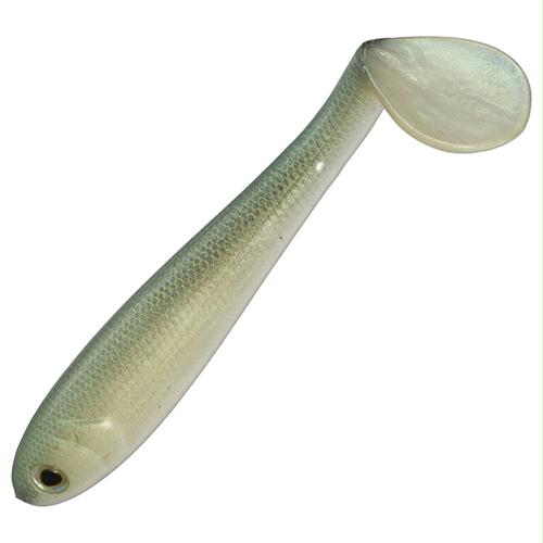 Shadalicious Soft Bait Lure – 4 1-2″ Body Length, Green Gizzard, Package of 5