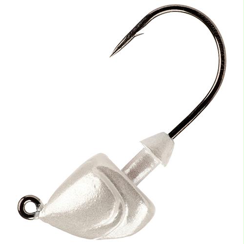 Squadron Swimbait Jigheads – Freshwater, 1-4 oz, Pearl, Package of 3
